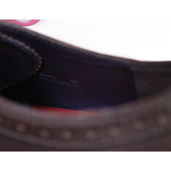 Cole Haan Brown Pink Pebble Grain Wingtip Oxford Leather Dress Shoes 9M main image 12
